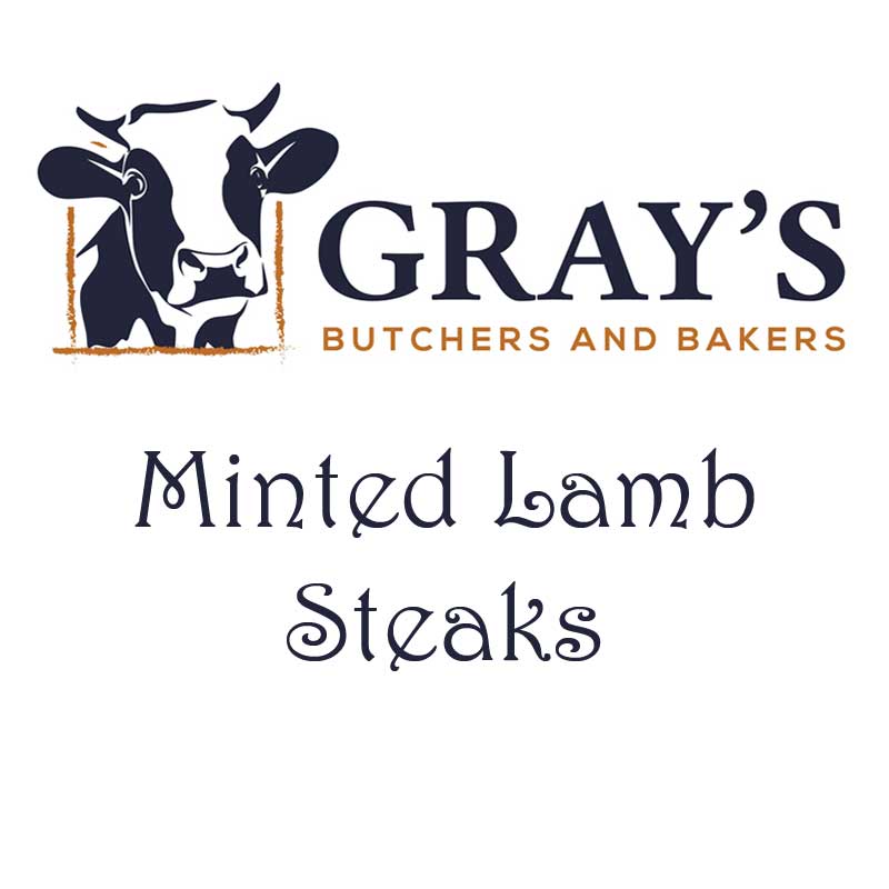 Minted Lamb steaks