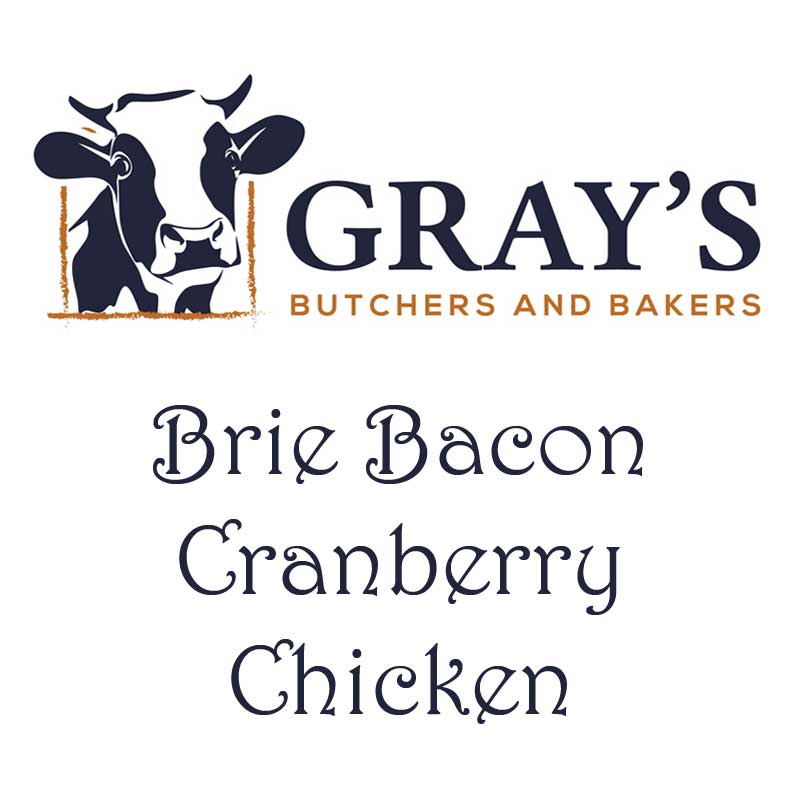 Brie Bacon Cranberry Chicken