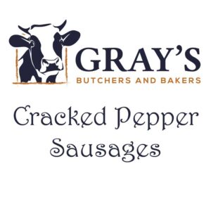 Cracked Pepper Sausages (per kilo)