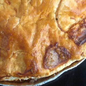 Family Size Chicken and Leek Pie